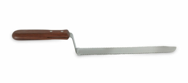 Cuchillo para desopercular con sierra mango madera